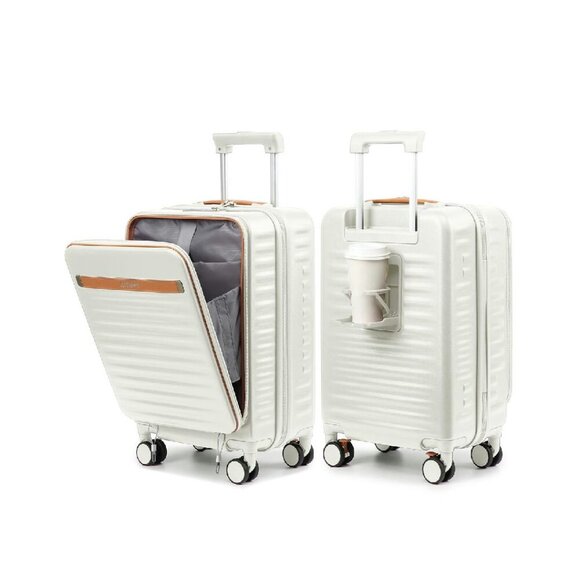 20 Inch Hard Shell Carry-On Suitcase with TSA Lock & Spinner Wheels